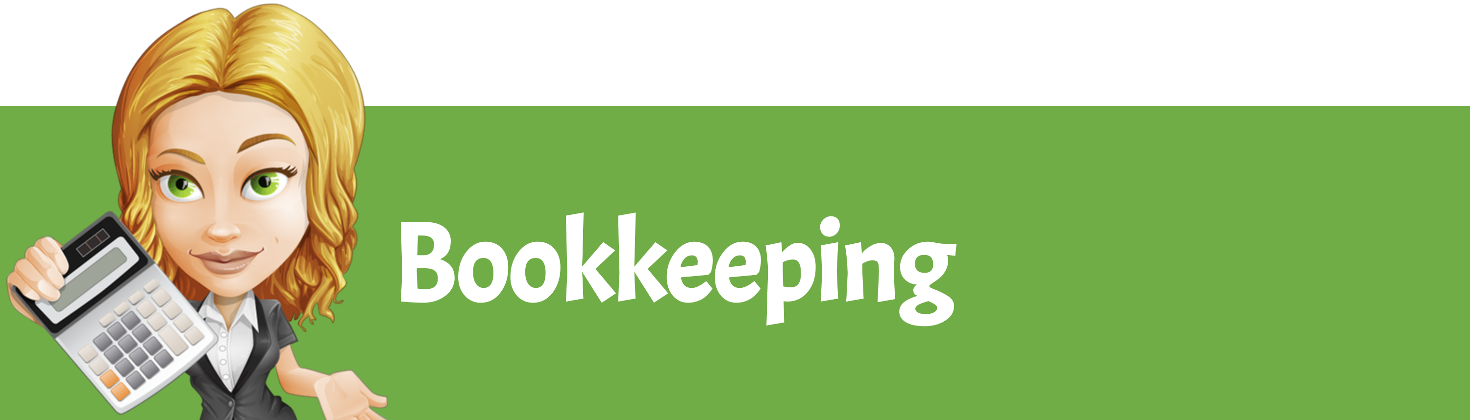 bookkeeping lady with calc